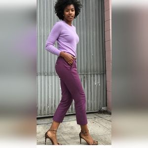 🔥Host Pick 🔥Nwot Avery Hampton Dot Beet Root cropped pant